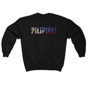 Pilipinas Unisex Filipino Crewneck Sweatshirt, Filipino Sweatshirt, Filipina Sweatshirt, Pinay Sweatshirt, Philippines Sweatshirt