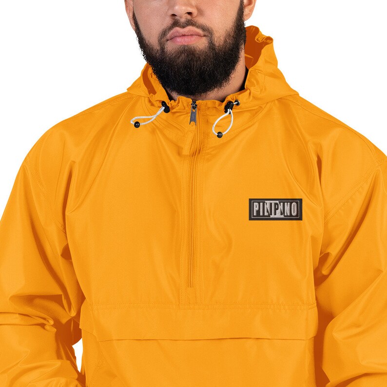 Filipino Clothing Filipino Unisex Jacket Pinoy Filipino Jacket Pilipino Filipino Embroidered Champion Packable Jacket Pinay