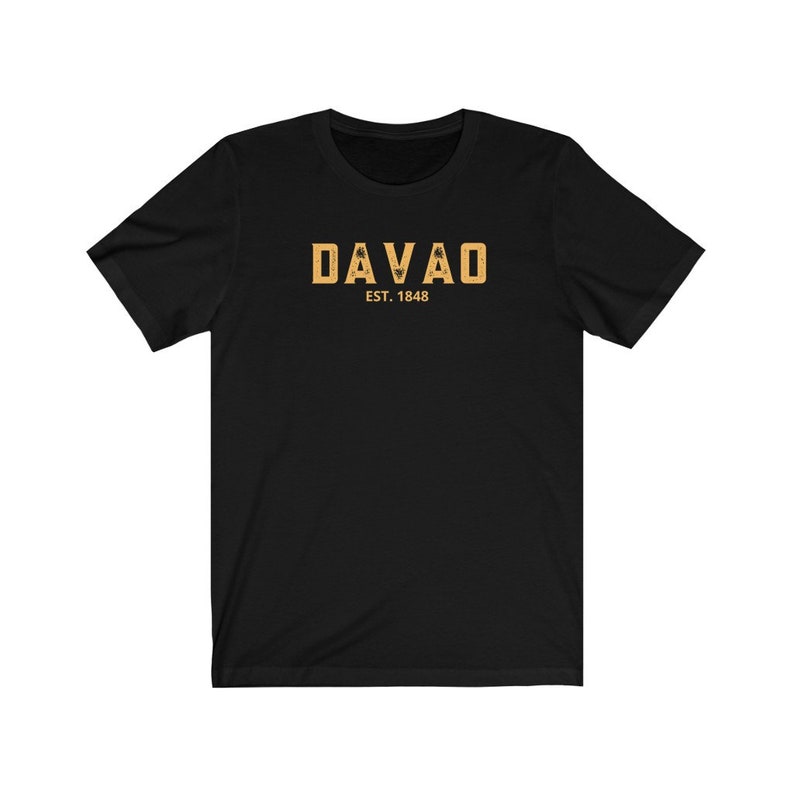 Davao Philippines Unisex T-shirt, Filipino T-shirt, Philippines T-shirt, Pinoy T-shirt, Pinay T-shirt, Pilipino T-shirt Black