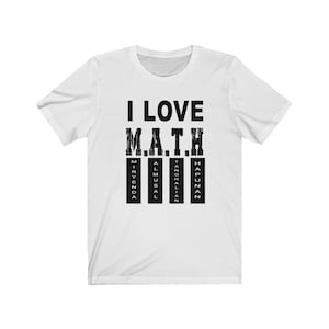 I Love Math Funny Filipino Unisex T-shirt, Funny Filipino, Filipino T-shirt, Pinoy T-shirt, Pinay T-shirt, Philippines, Filipino Clothing