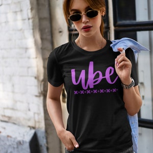 Cute Ube Unisex Filipino T-shirt, Pinay T-shirt, Filipino T-shirt, Filipino Shirt, Filipina, Ube, Filipino Shirt