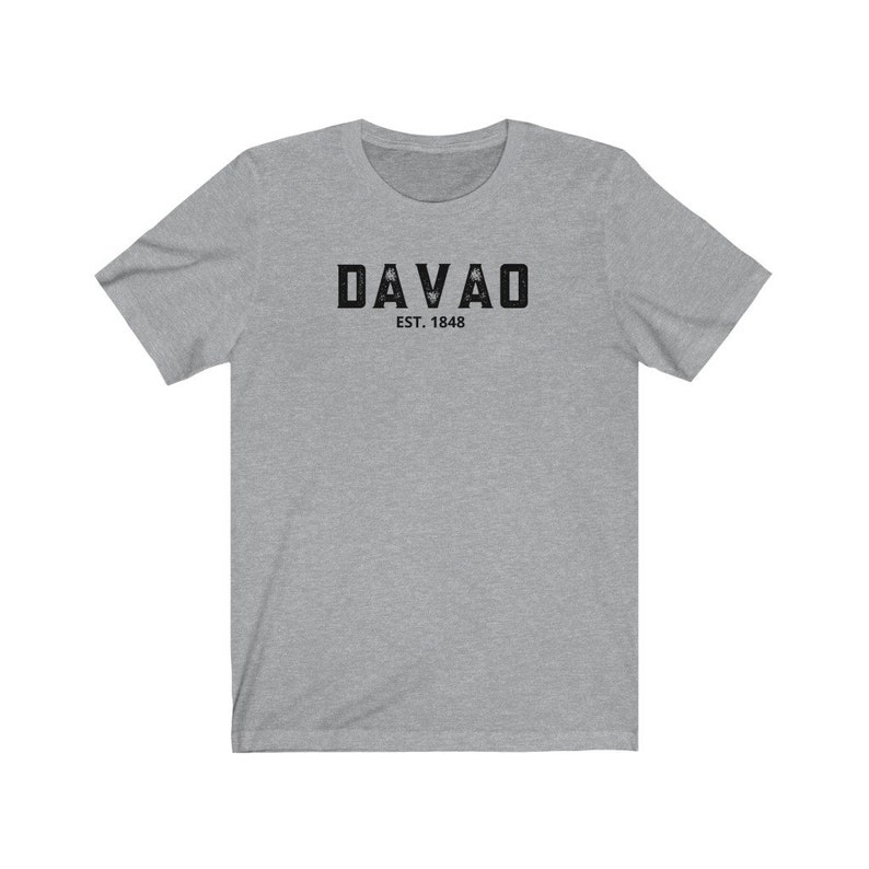 Davao Philippines Unisex T-shirt, Filipino T-shirt, Philippines T-shirt, Pinoy T-shirt, Pinay T-shirt, Pilipino T-shirt Athletic Heather
