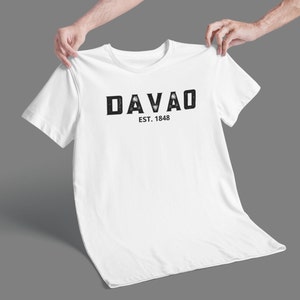 Davao Philippines Unisex T-shirt, Filipino T-shirt, Philippines T-shirt, Pinoy T-shirt, Pinay T-shirt, Pilipino T-shirt White