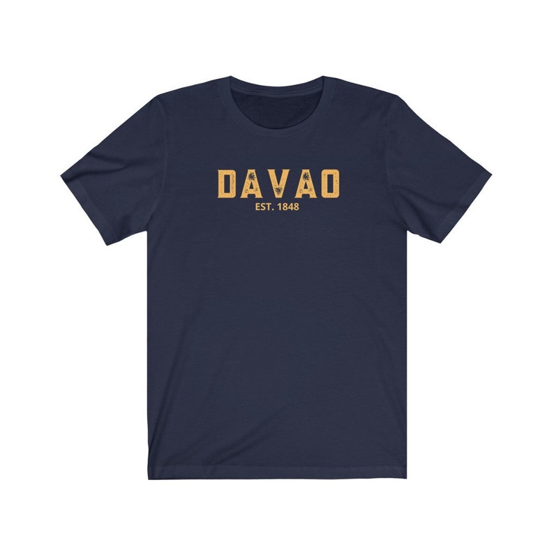 Davao Philippines Unisex T-shirt, Filipino T-shirt, Philippines T-shirt, Pinoy T-shirt, Pinay T-shirt, Pilipino T-shirt Navy