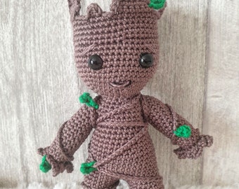 Baby Groot Amigurumi Häkel Anleitung