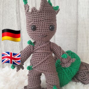 Baby Groot Amigurumi Crochet Pattern