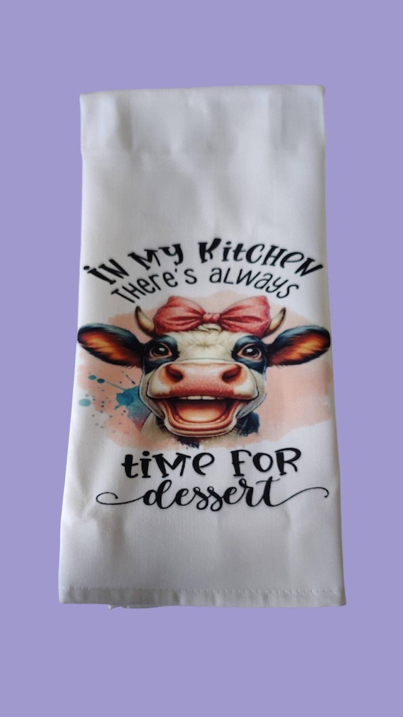 Decorative Kitchen Towel - Cow - Cow Themed