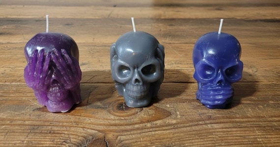 3 Piece Decorative Candle Set - See No Evil, Hear No Evil, Speak No Evil