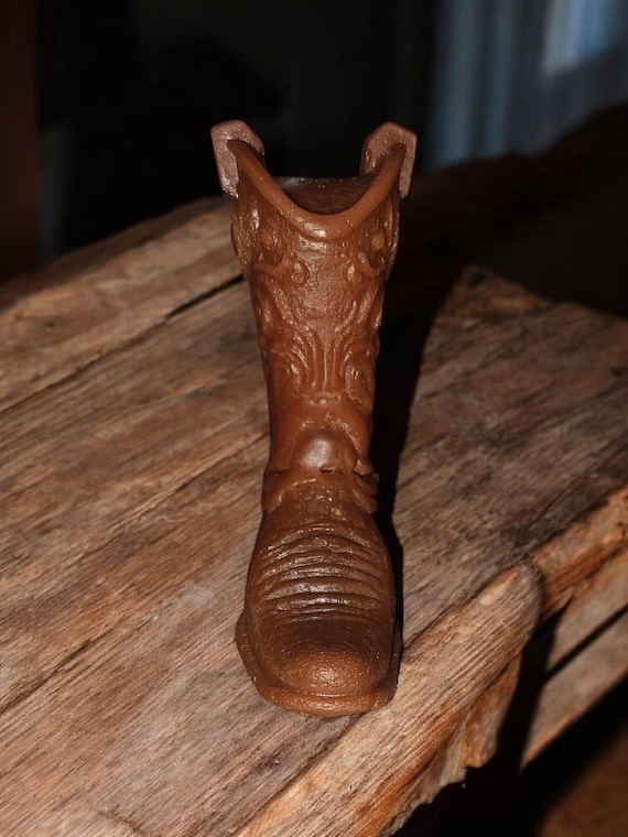 Decorative Cowboy Boot Candle