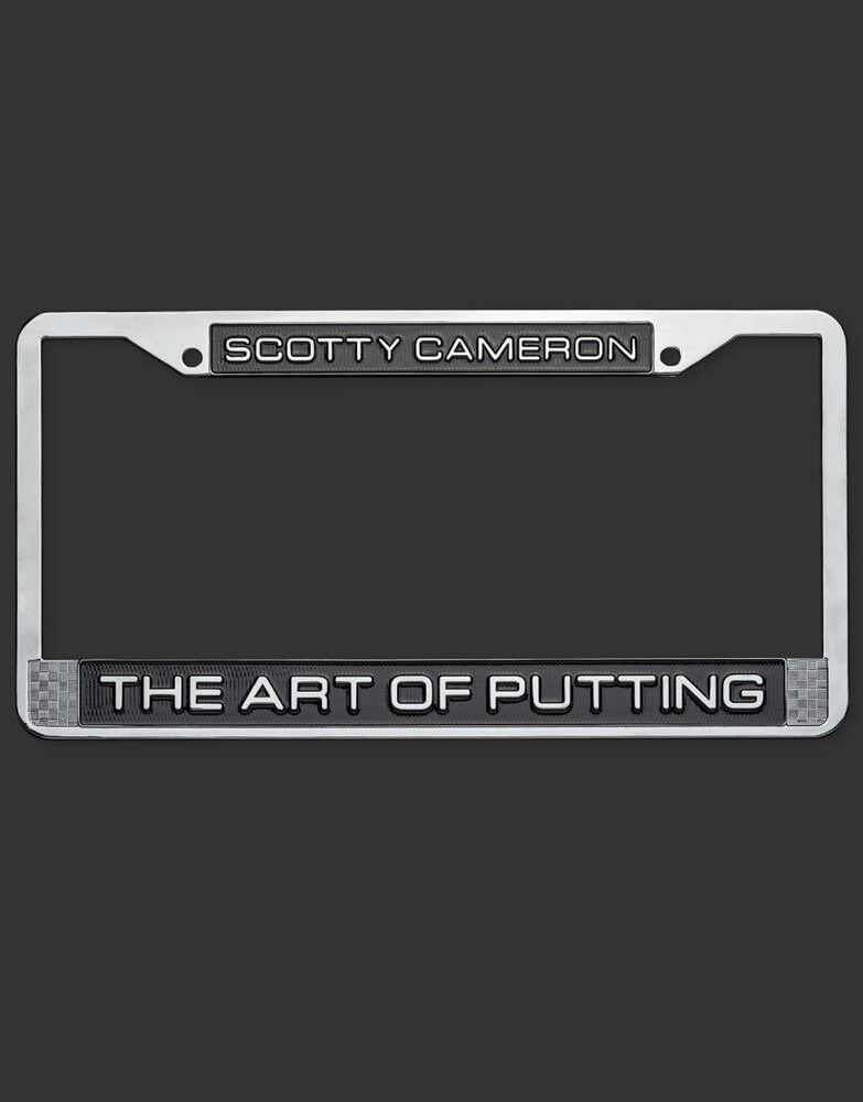 Brand New in Bag Scotty Cameron Custom Shop License Plate Frame