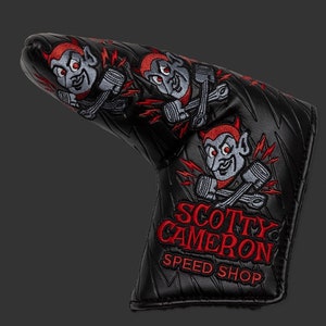 Helt ny i väskan Scotty Cameron 2024 Speed Shop Limited Release SPEED DEMON Blade Headcover