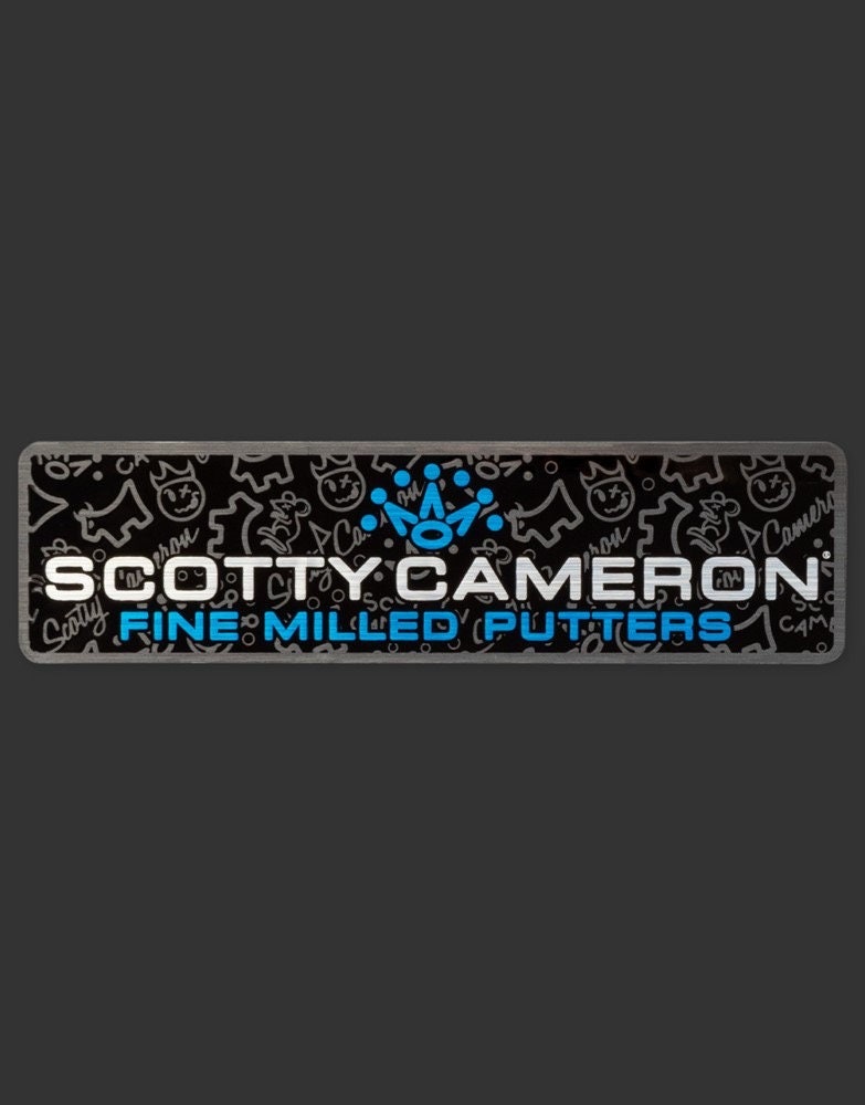 Autocollant Scotty Cameron Gallery 3″ Jackpot Johnny – MYLAR Bleu (Neuf)