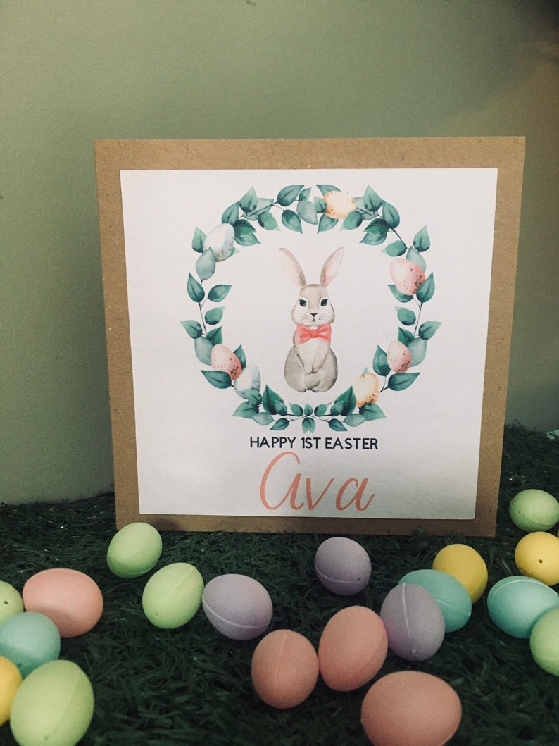 First Easter Card.