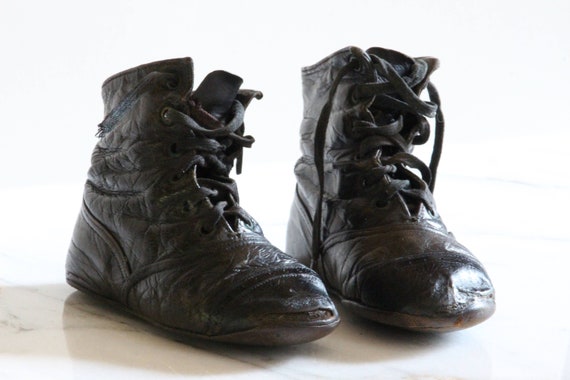 Antique European Baby Boots