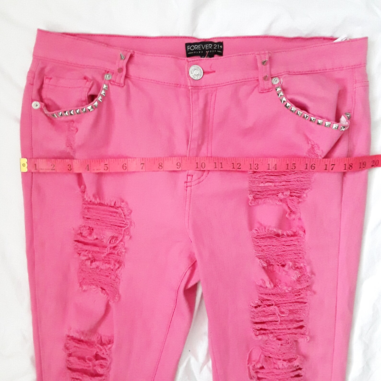 Cherry printed jeans cherry painted jeans pink jeans Etsy