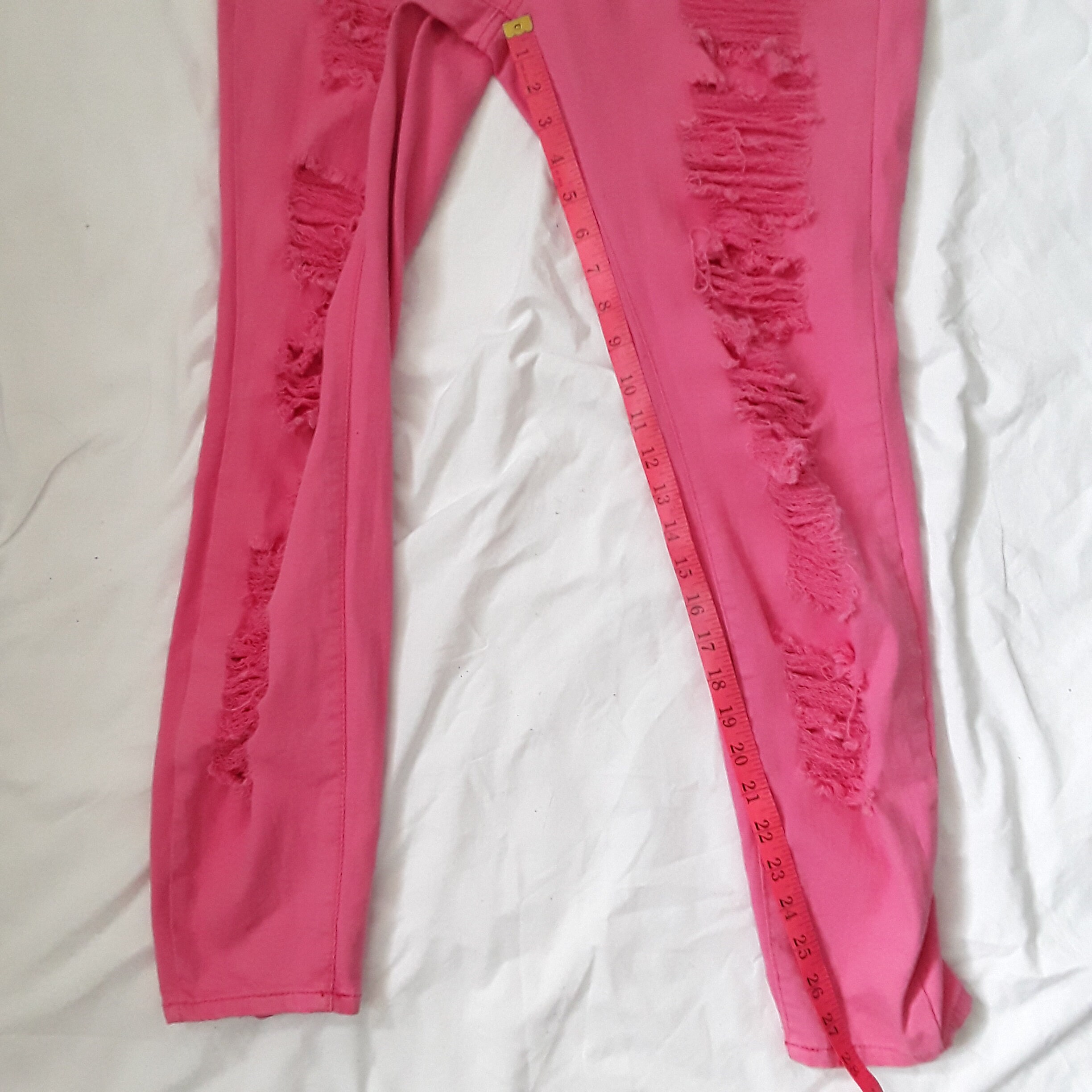 Cherry printed jeans cherry painted jeans pink jeans Etsy