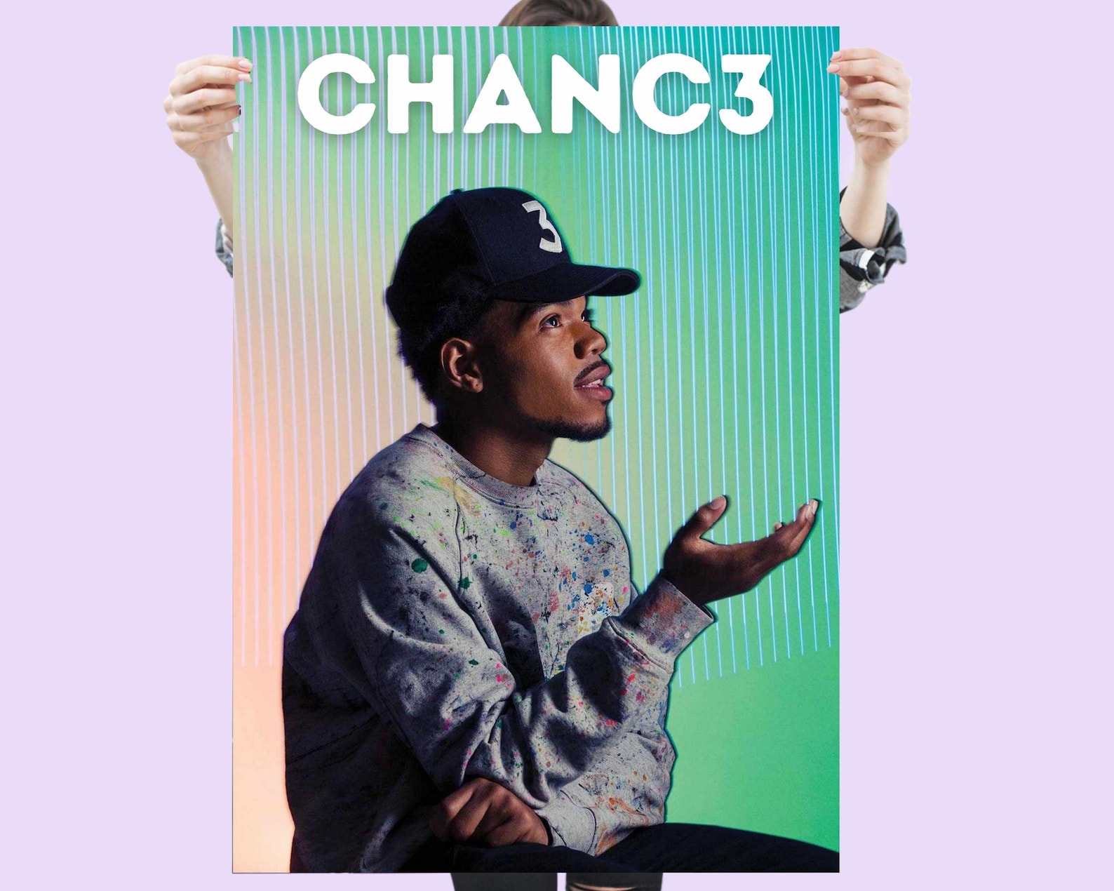 Chance the Rapper Poster / Premium Music Wall Art / Canvas Etsy