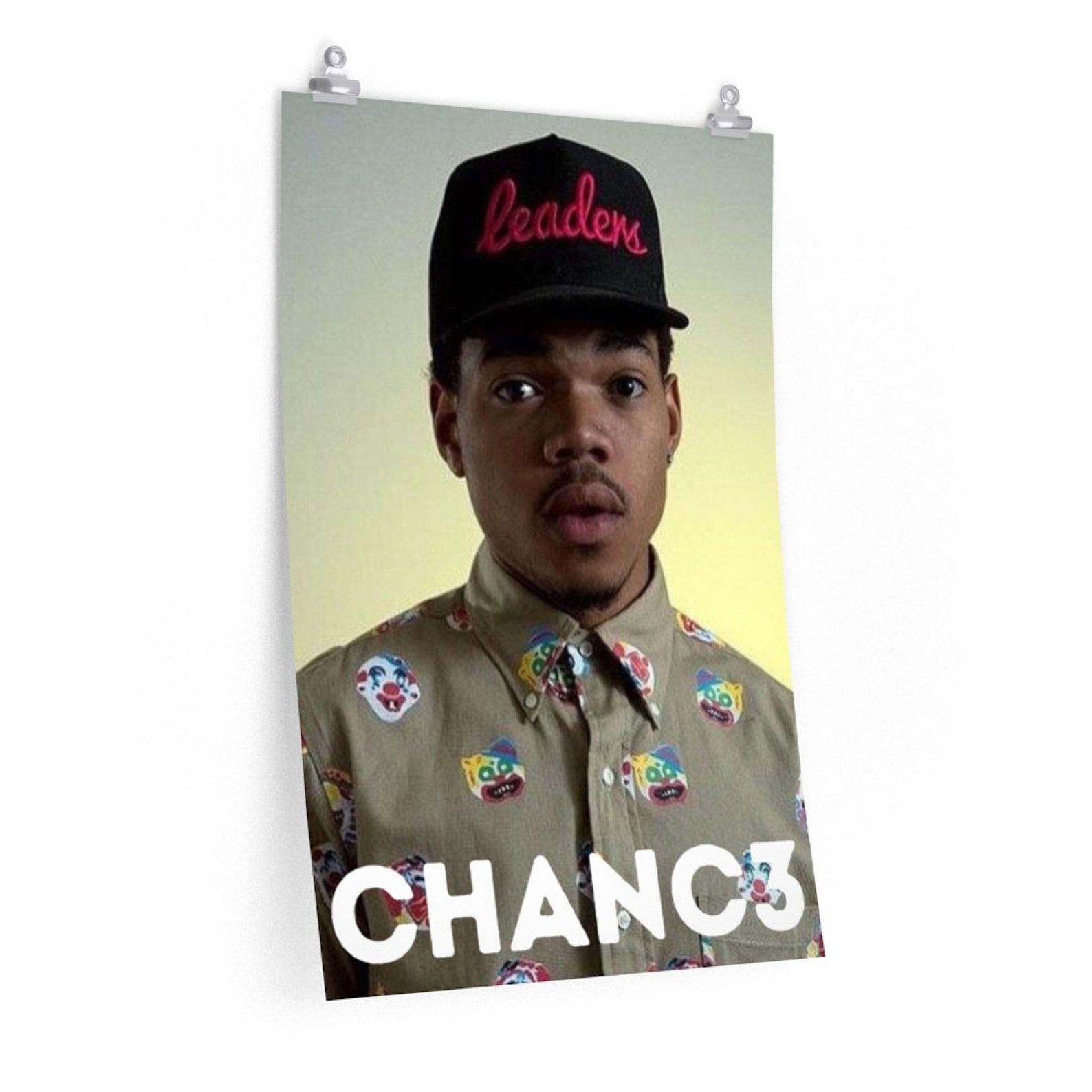 Chance the Rapper Poster / Premium Music Wall Art / Canvas Etsy