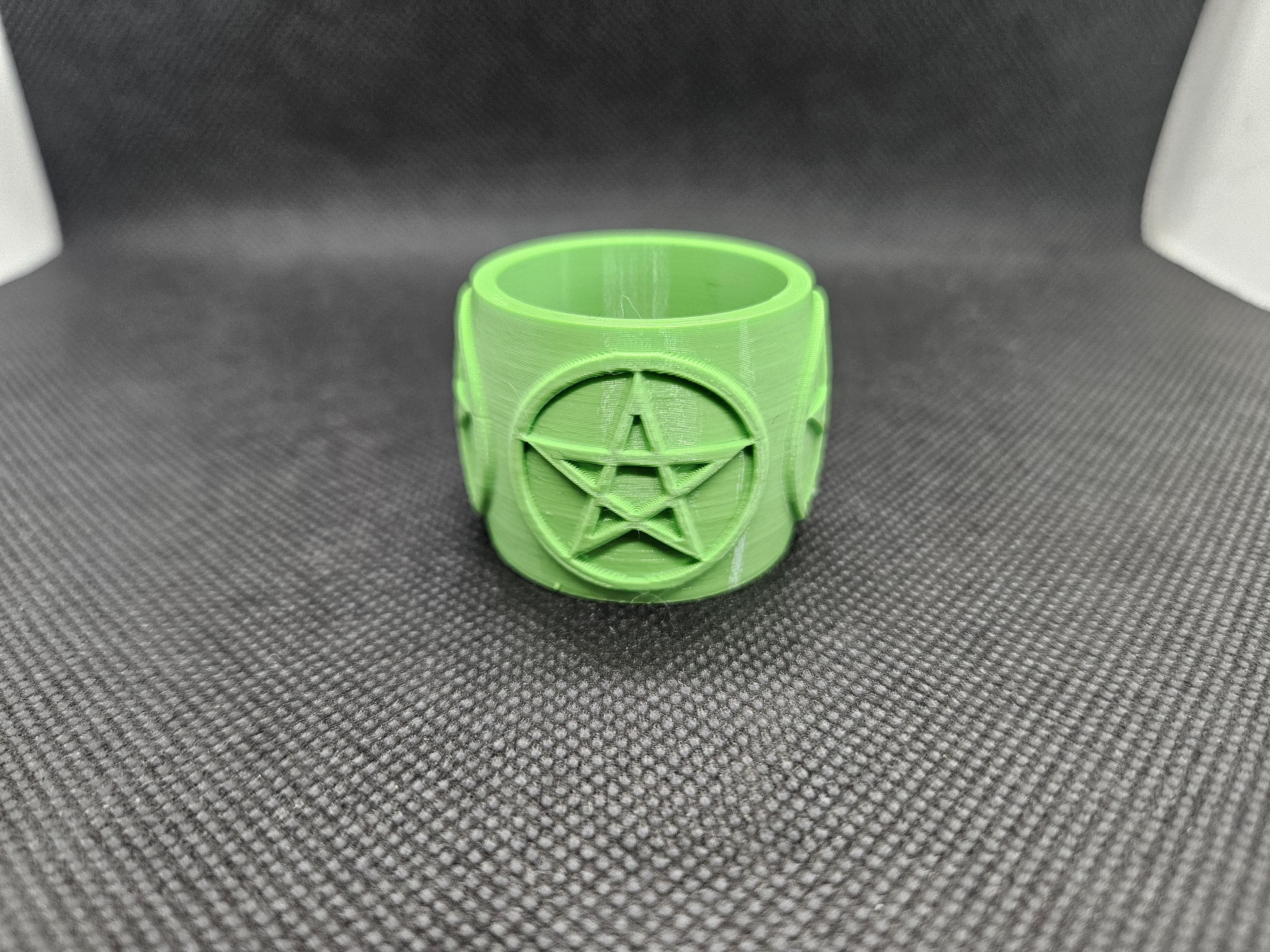 Pentagram Dread Bead - Etsy