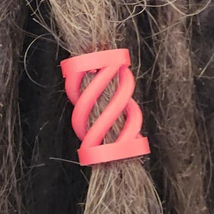 Spiral dreadlock bead,  vibrant colours, dread accessories, small and big sizes, gift for her,  gift for him