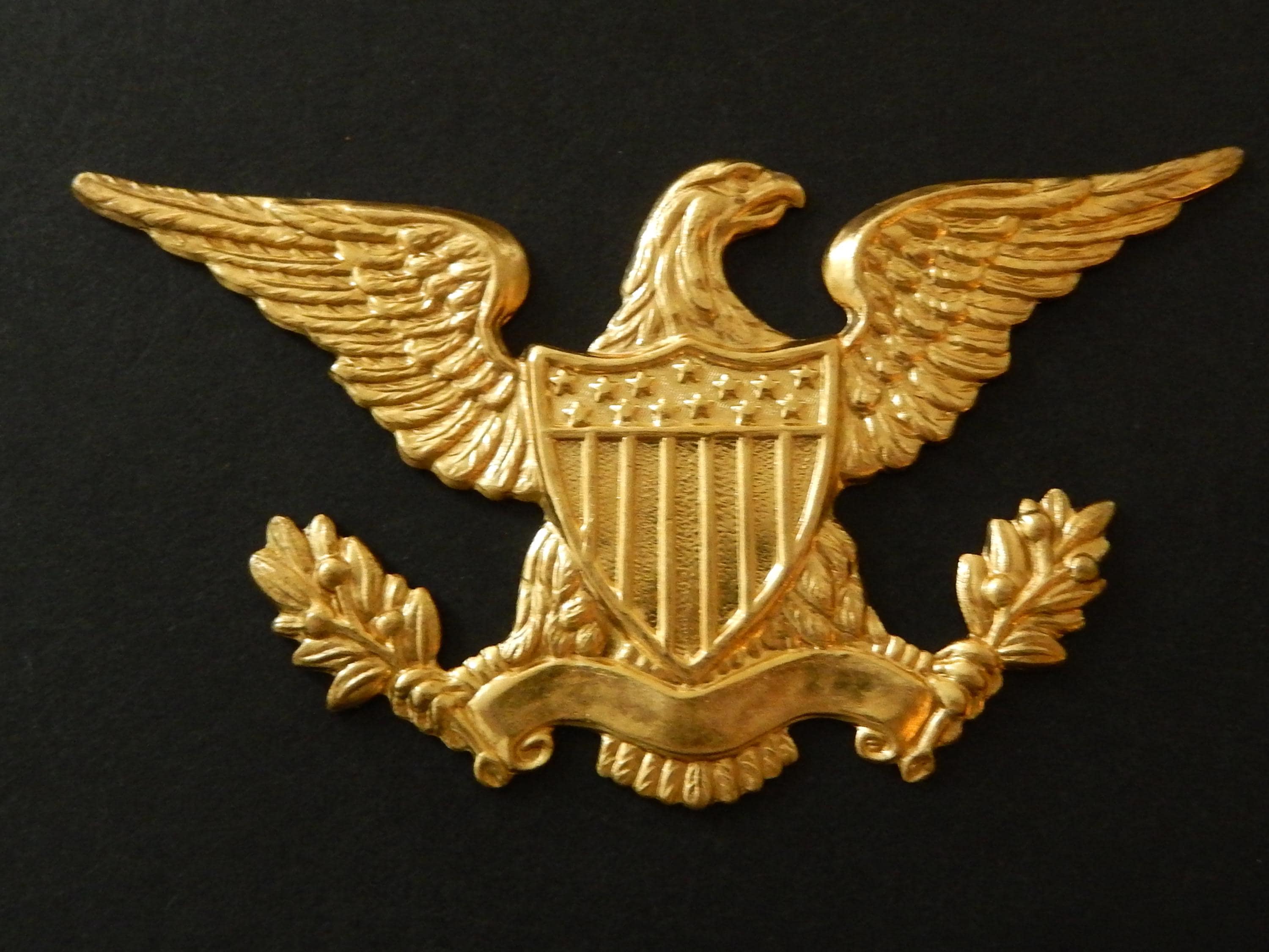 Brass Federal Eagle - Etsy