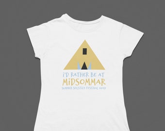 Rather Be At Midsommar Women's T-Shirt | Horror Movie Fan Shirt Ari Aster