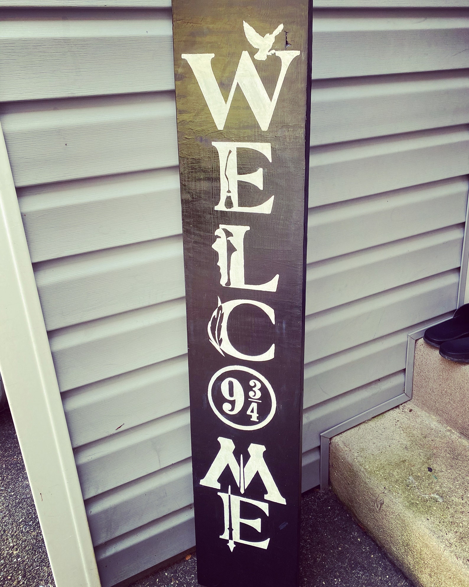 Harry Potter Welcome Wood Sign | Etsy