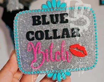 Blaue Kragen B*tch Auto Erstling/ Western Frischling/ blaues Kragen Babe