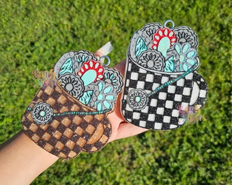 Boujee Coffee mug freshie/ turquoise freshie/carfreshie/ coffee freshie/ turquoise coffee freshies/ squash blossoms/