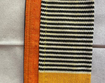 Handmade Woven Linen Coin Purse | Colorful Mini Wallet