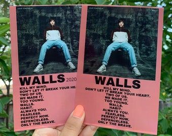 Louis Tomlinson Walls Album Print Poster (2 PACK)