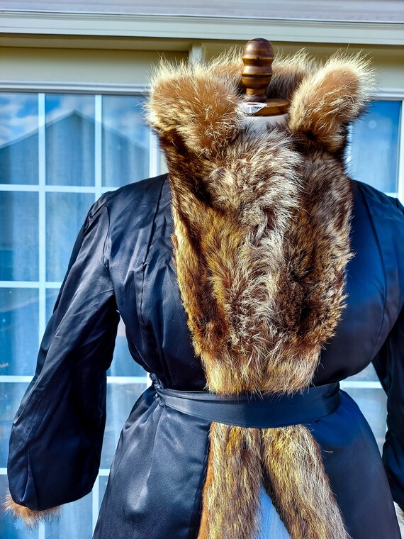 Authentic Vintage Fur Coat. Luminous Luxurious Fu… - image 4
