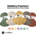 Bobbiny PREMIUM macramé braided cord 5mm braided 100m in different colors | cotton yarn macramé cord textile yarn wool Bobbiny Yarn product logo