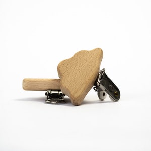 Speenclip "Cloud" van beukenhout