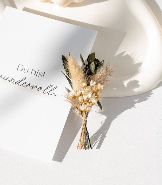 Mini Bouquet aus Trockenblumen "Boho"