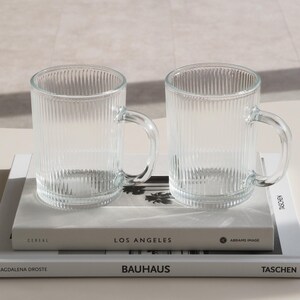 Riffle Cup Henkelglas 360ml, 2 Stück