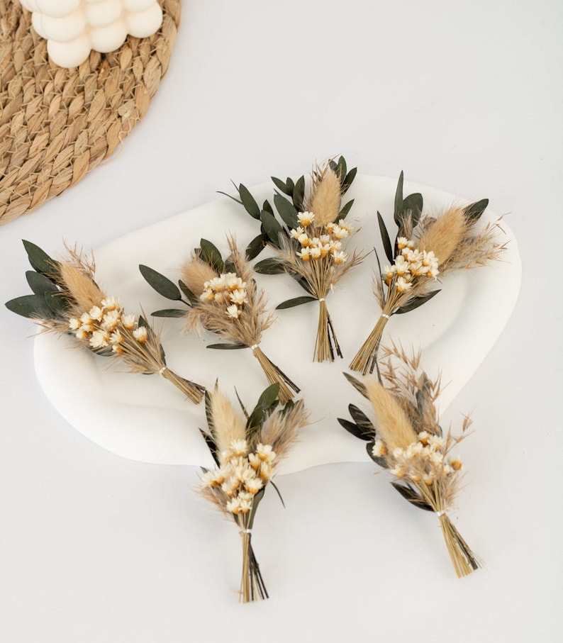 Mini Bouquet aus Trockenblumen "Boho"