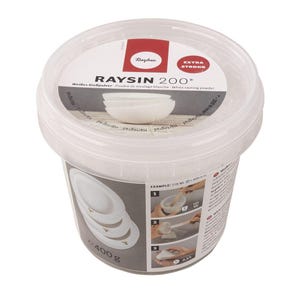 Gietpoeder Raysin 200 wit, emmer 400g