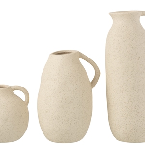 Handmade vase &quot;Tuscany&quot; in beige, various sizes