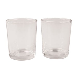 Theelichtglas 5 cm, 2 stuks
