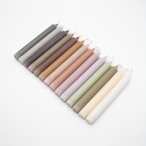 Candle "Pastel" 2.2 x 19 cm 14 colors