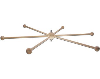 Mobile star wood 6-armed 4 sizes