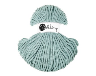 Bobbiny PREMIUM Flechtkordel 5mm geflochten Duck Egg Blue 100m