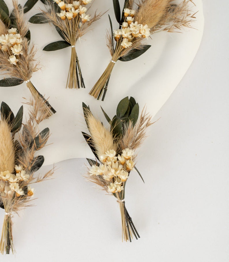 Mini Bouquet aus Trockenblumen "Boho"