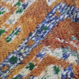 vintage Moroccan Cushion_Colorful Wool Cushion_Handmade Moroccan Cushion_Berber Cushion_Home Gift for women_floor cushion 20 x 15_pillows image 7