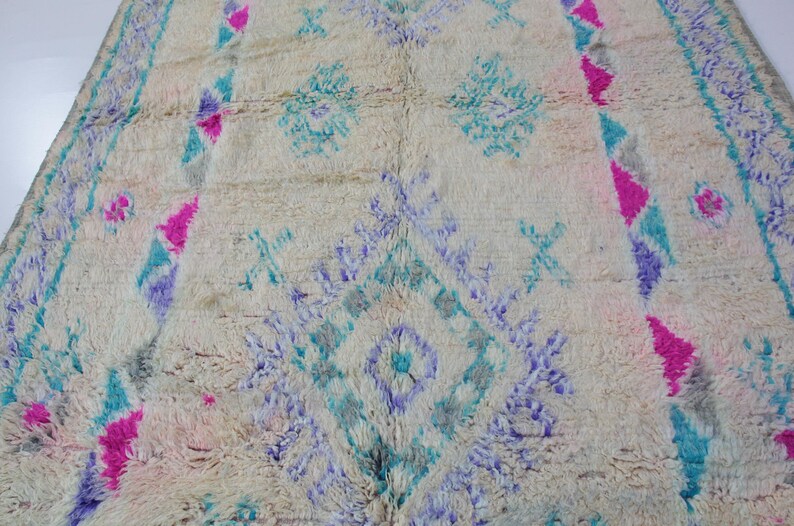 Vintage Rugs for Bedroom Aestheticauthentic Moroccan Rugboujaad