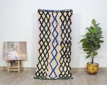 Handmade gift for new home owner Moroccan Rug Runner-azilal Striped Rug-Vintage Runner Rug-Azilal Rug Home Decor-Colorful Berber Rug 2x6 ft