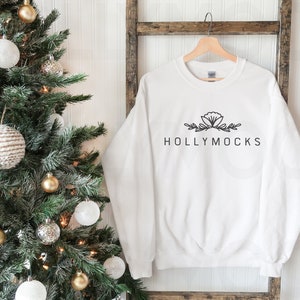 Gildan Mockup Gildan 18000 White Mockup Holiday Mockup Christmas Mockup Sweatshirt Mockup White Sweatshirt Mockup image 1