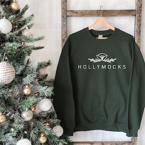 Gildan Mockup | Gildan 18000 Forest Green Mockup | Mockup | Mockup Weihnachten | Sweatshirt Mockup | Waldgrüner Sweatshirt Mockup