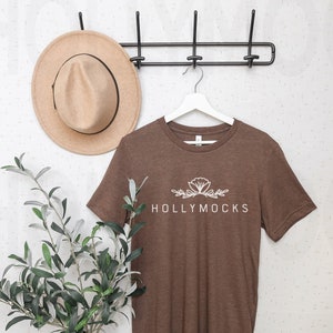 Bella Canvas 3001 Mockup | Bella Canvas 3001 Heather Brown | Spring mockup | Hanging Mockup | Heather Brown Mockup